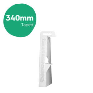 340mm Showcard Struts Whiteboard - Taped