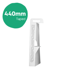 440mm Showcard Struts Whiteboard - Taped