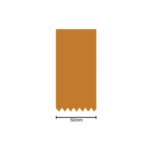 A-Tape Eco 48mm x 50m Buff Paper Tape - 76mm Core