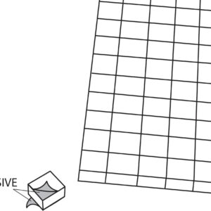 25 x 12 x 2mm Self Adhesive Foam Pad